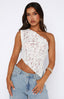 Jolie | One-Shoulder-Spitzenoberteil