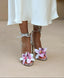 Lailah | Offene High-Heel-Sandalen mit Kreuzriemen