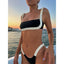 Aubrielle | Badeanzug mit Tube-Top und Schlitz