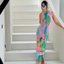 Nola | Pastellfarbenes Maxikleid