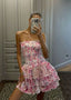 Cecilia | Strapless Blumenkleid