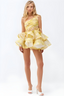 Daphne | Geblümtes One-Shoulder-Minikleid