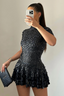 Lennie | Vestido Curto com Gola Alta