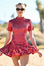 Elowyn | Vestido Curto com Gola Alta