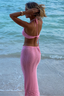Mackenzie | Elegant Crochet Maxi Skirt Set