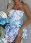 Kaylee | Strapless Blumenkleid