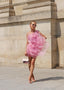 Bianca | Vestido Mini de Uma Alça com Estampa Floral