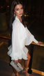Angelina | Vestido Curto com Mangas Bufantes
