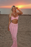 Mackenzie | Elegant Crochet Maxi Skirt Set