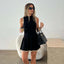 Leah | Geripptes Minikleid