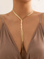 Lilliana | Ketten-Halskette mit Drehung und Quaste