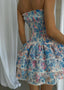 Kaylee | Strapless Blumenkleid