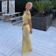 Maisy | Off-Shoulder Mesh Maxi Dress