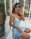 Serene | Ruffled Sleeveless Sequined Mini Dress