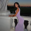 Trixie | Slim One-Shoulder Slit Dress