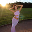 Trixie | Slim One-Shoulder Slit Dress