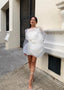Bianca | Vestido Mini de Uma Alça com Estampa Floral