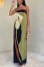 Harper | Schulterfreies Maxikleid