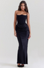 Tessa | Schulterfreies Maxikleid