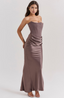 Tessa | Schulterfreies Maxikleid