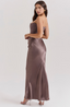 Tessa | Schulterfreies Maxikleid