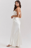 Tessa | Schulterfreies Maxikleid