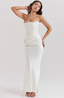 Tessa | Schulterfreies Maxikleid