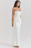 Tessa | Schulterfreies Maxikleid