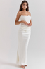 Tessa | Schulterfreies Maxikleid