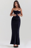 Tessa | Schulterfreies Maxikleid