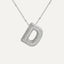 Savannah | Diamant-Bubble-Buchstaben-Halskette
