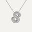 Savannah | Diamant-Bubble-Buchstaben-Halskette