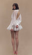 Angelina | Vestido Curto com Mangas Bufantes