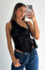 Jolie | One-Shoulder-Spitzenoberteil