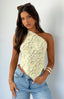 Jolie | One-Shoulder-Spitzenoberteil