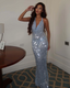 Leanna | Sparkling Sequin Maxi Dress