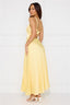 Lucy | Vestido Largo Plisado con Escote en V