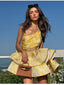 Daphne | Geblümtes One-Shoulder-Minikleid