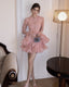 Vada | Blushfarbenes Minikleid