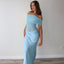 Maisy | Off-Shoulder Mesh Maxi Dress