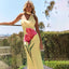 Monroe | Rückenfreies Maxikleid