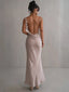 Azalea | Ärmelloses Rückenfreies Maxikleid