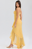 Ruby | Vestido Longo Charmoso com Babados
