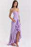 Ruby | Vestido Longo Charmoso com Babados