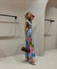 Nola | Pastellfarbenes Maxikleid