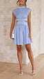 Chloe | Minikleid mit Hohem Kragen