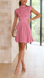 Chloe | Minikleid mit Hohem Kragen