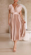 Emma | Maxikleid mit Tiefem V-Ausschnitt