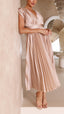 Emma | Maxikleid mit Tiefem V-Ausschnitt
