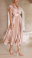 Emma | Maxikleid mit Tiefem V-Ausschnitt